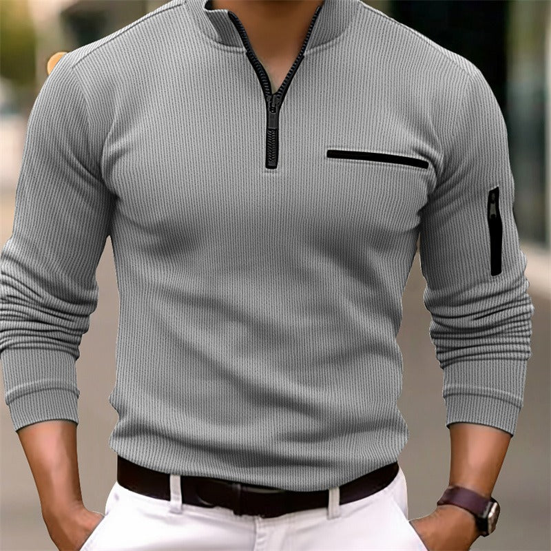 Gerrit | Long-Sleeve Zip Shirt