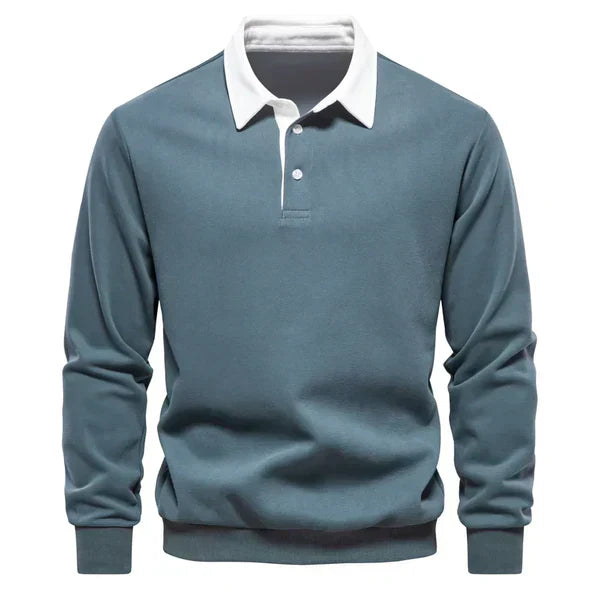 Sem | Long-Sleeve Polo Sweater