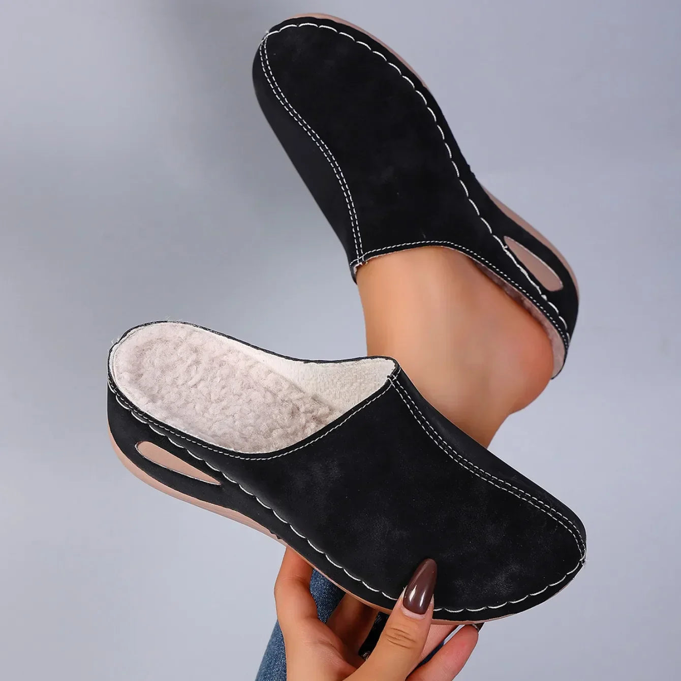 Élise™ | Warm orthopedic slippers daily comfort