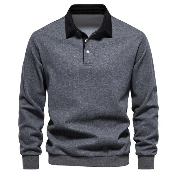 Sem | Long-Sleeve Polo Sweater
