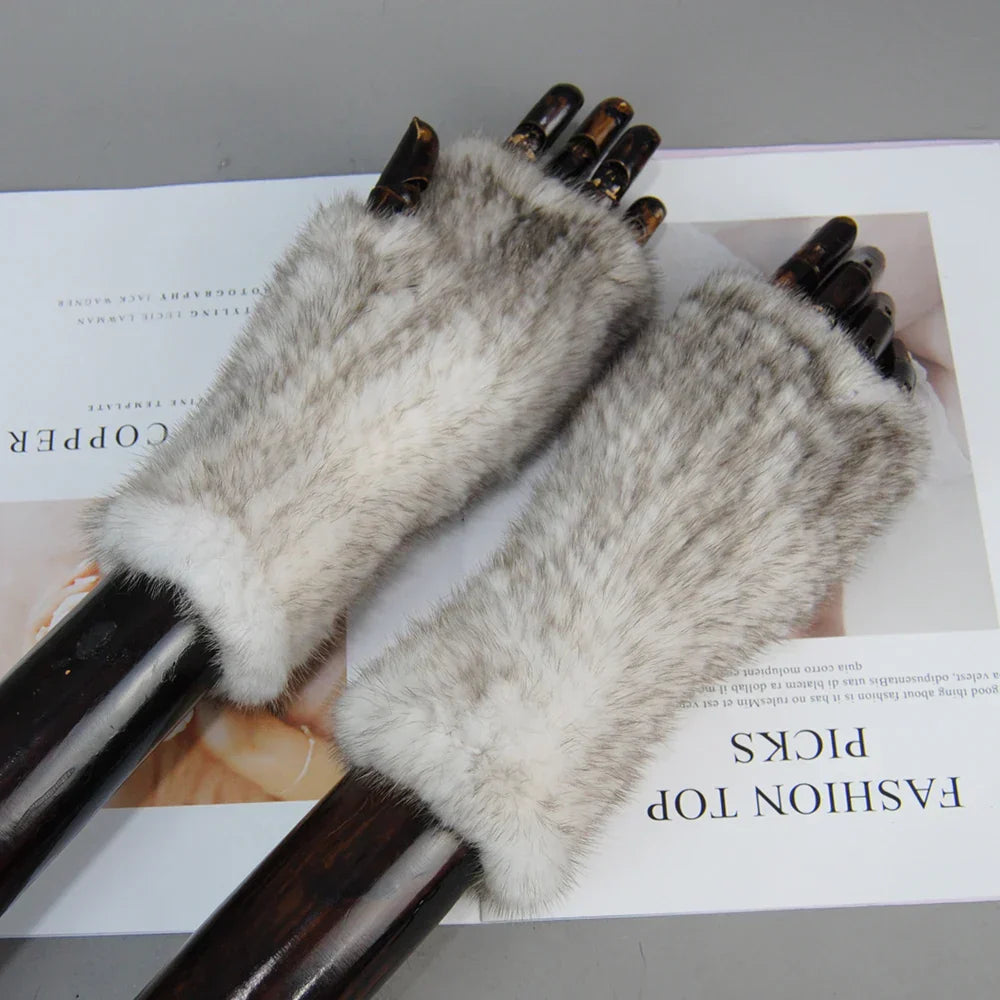 Liorana™ | Luxurious Mink Fur Gloves