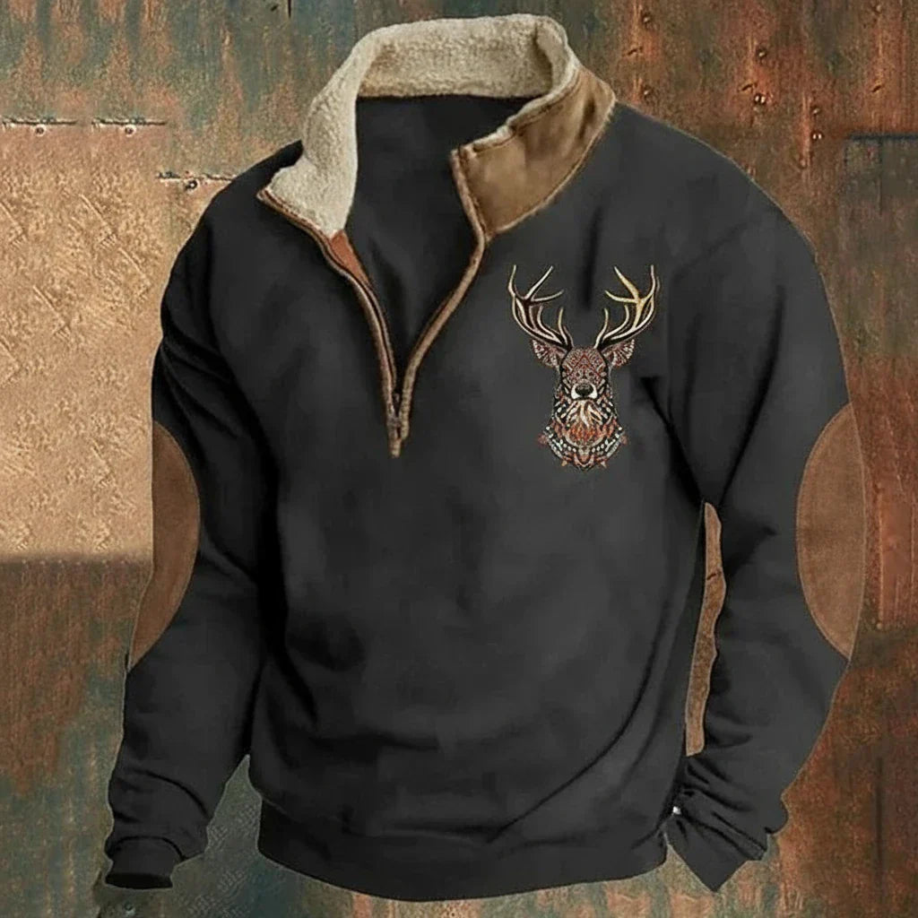 Joel | Nordic Stag Sweater